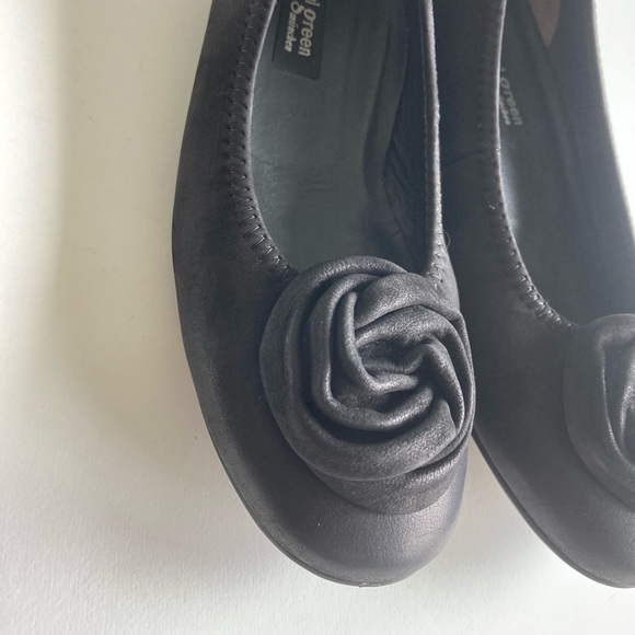 Paul Green Handmade Black Suede Genuine Leather Flats size UK 4.5, US 6.5 - Picture 8 of 16